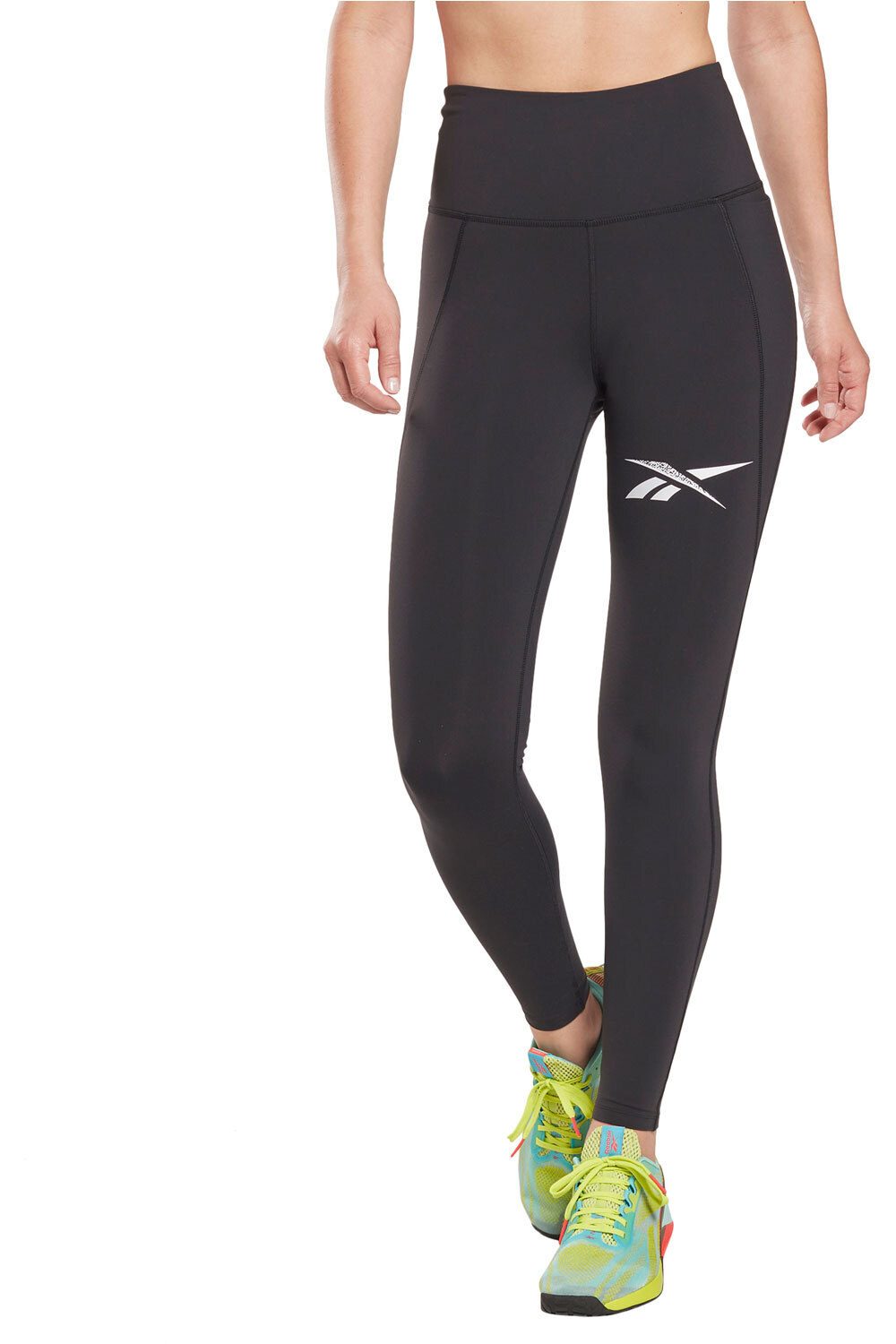 Reebok pantalones y mallas largas fitness mujer TS LUX HR VECTOR TIGHT vista frontal