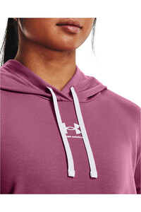 Under Armour sudaderas deportivas mujer RIVAL TERRY HOODIE vista detalle