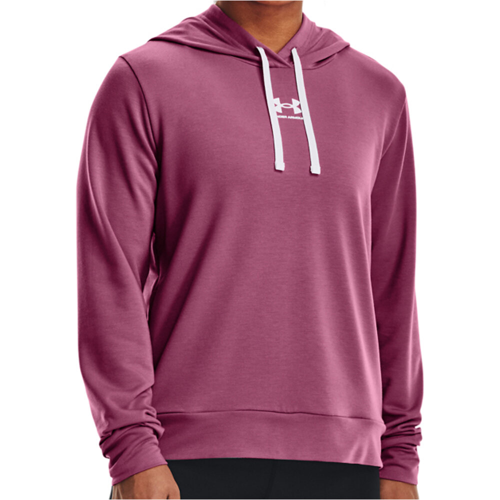 Under Armour sudaderas deportivas mujer RIVAL TERRY HOODIE 03