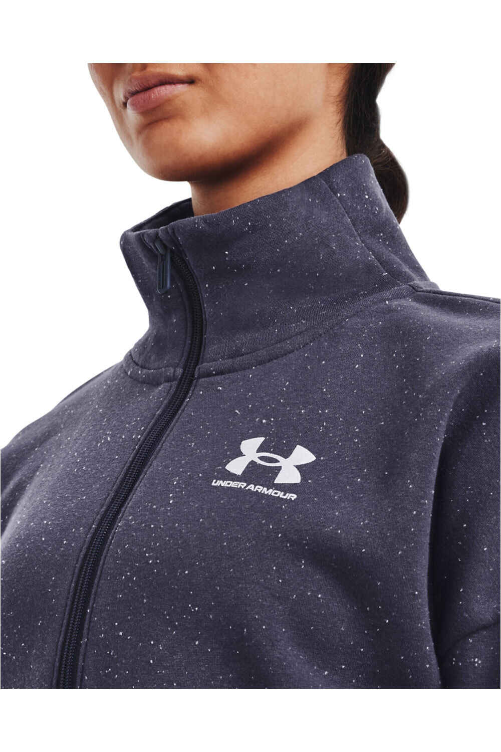 Under Armour sudaderas deportivas mujer RIVAL FLEECE HZ vista detalle