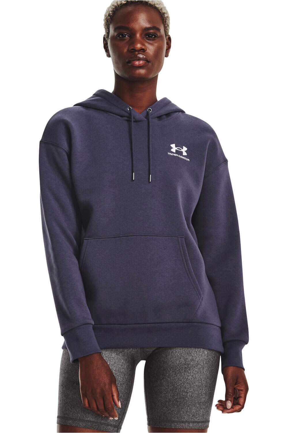 Under Armour sudaderas deportivas mujer ESSENTIAL FLEECE HOODIE vista frontal