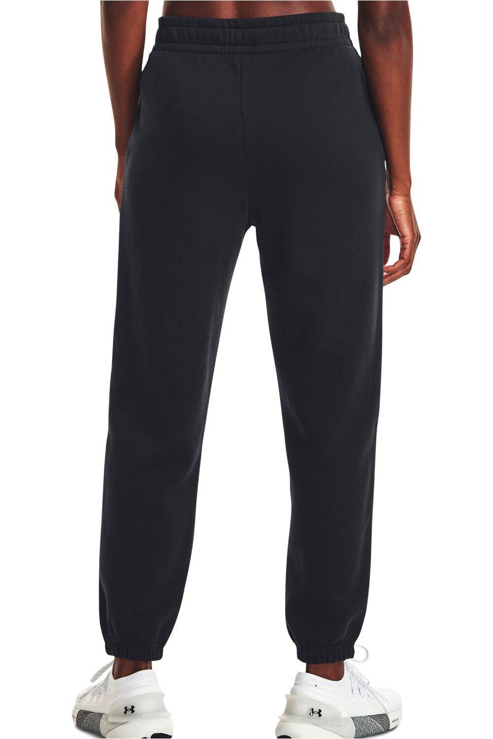 Under Armour pantalones y mallas largas fitness mujer ESSENTIAL FLEECE JOGGERS vista trasera