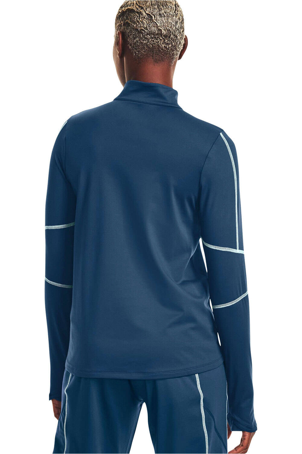 Under Armour camisetas fitness mujer UA TRAIN CW 1/2 ZIP vista trasera