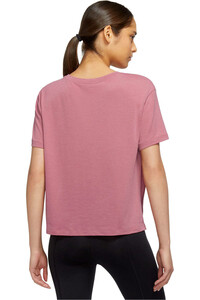 Nike camisetas yoga NY DF S/S TOP vista trasera