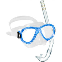 Cressi Sub kit gafas y tubo snorkel niño KIT PERLA JUNIOR (Perla+Minigringo) vista frontal