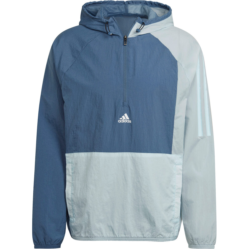 adidas sudadera hombre Training 1/4-Zip Colourblock vista detalle