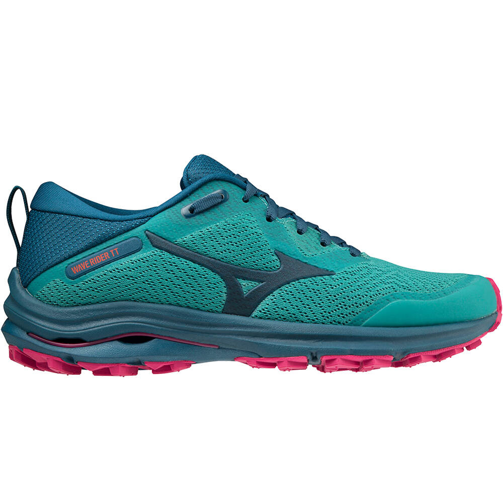 Mizuno zapatillas trail mujer WAVE RIDER TT (W) lateral exterior