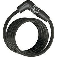 Abus candado bicicleta Cables espirales Numero 5510C/180 BK vista frontal