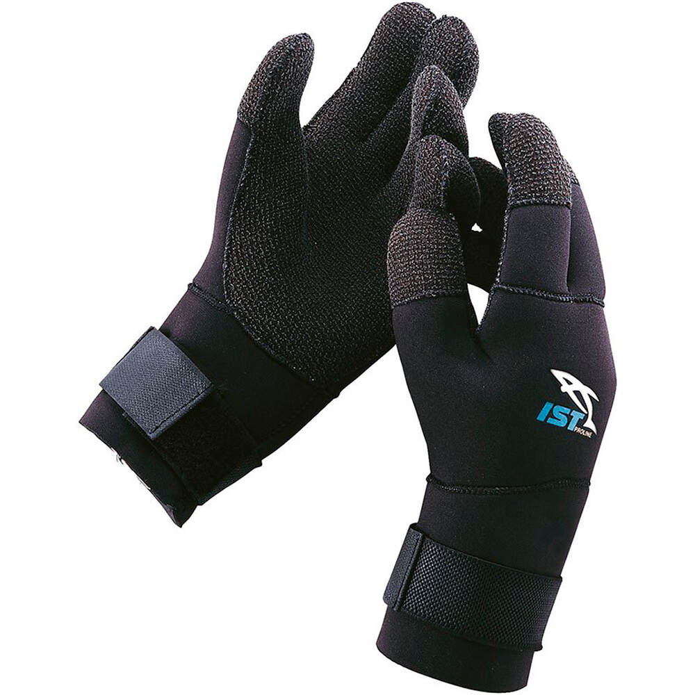 Ist Dolphin Guantes Pesca Par Guantes semi-dry Kevlar 5 mm. vista frontal