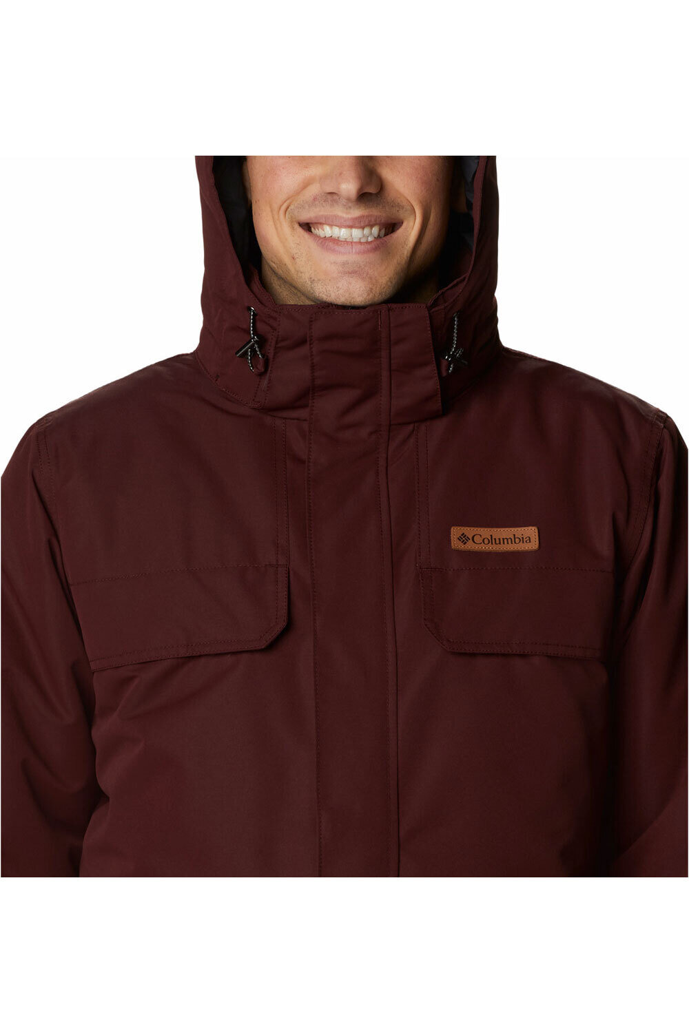 Columbia chaqueta impermeable insulada hombre RUGGED PATH PARKA vista trasera