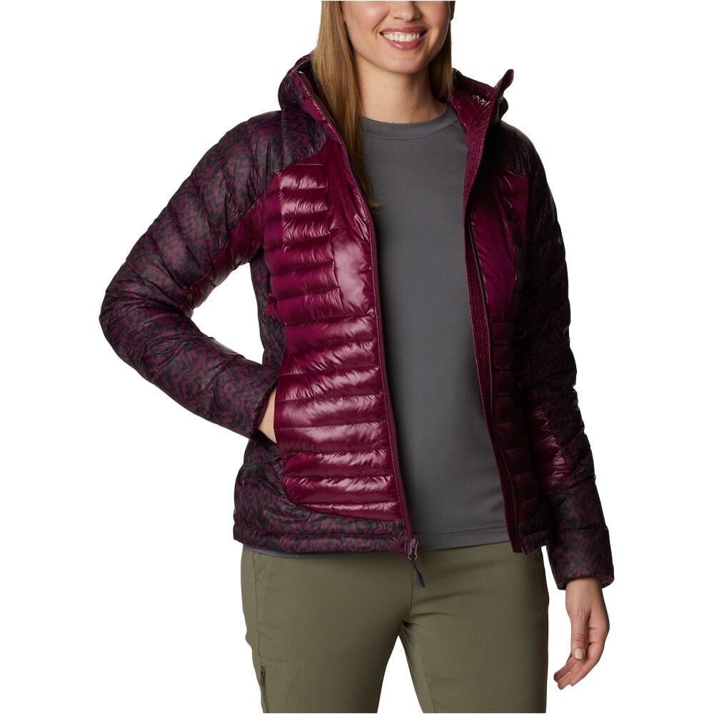 Columbia chaqueta outdoor mujer LABYRINTH LOOP HOODED JACKET vista detalle