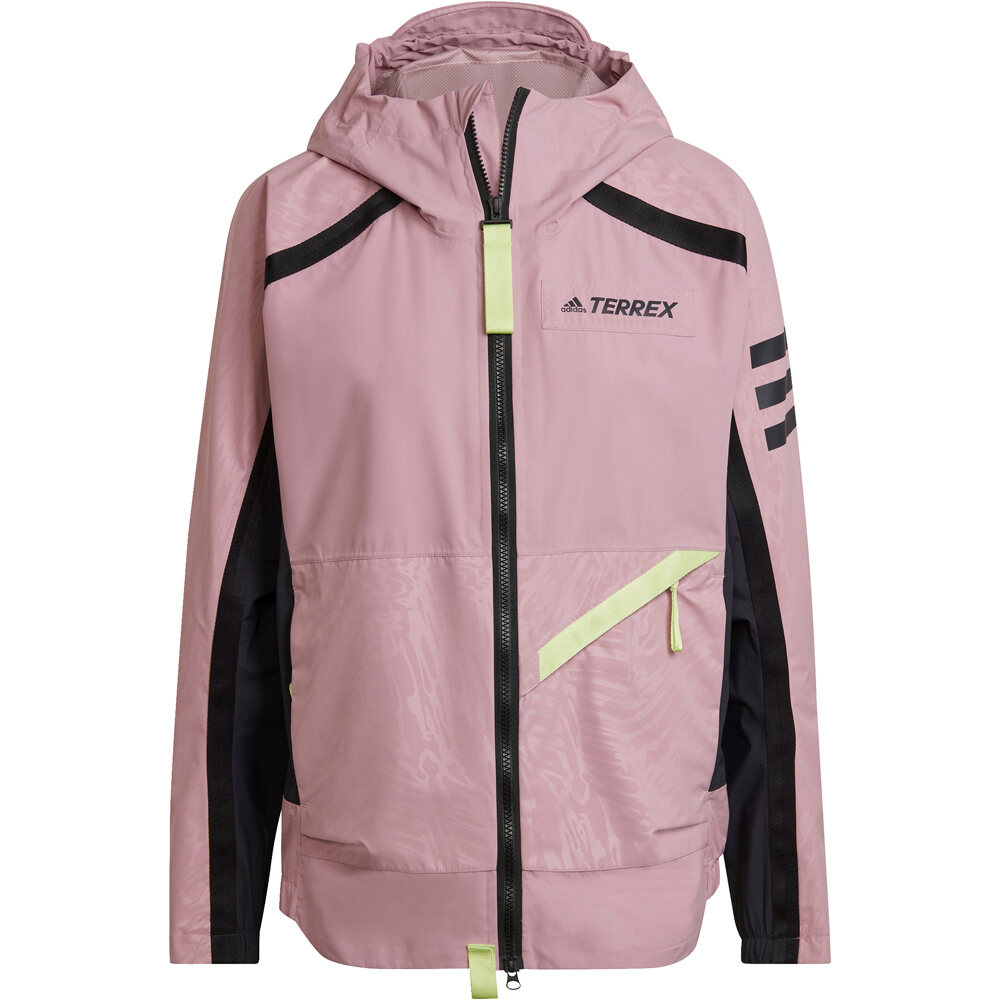 adidas chaqueta impermeable mujer Terrex Utilitas (impermeable con capucha) 04