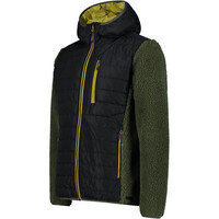 Cmp chaqueta outdoor hombre MAN JACKET HYBRID FIX HOOD vista detalle