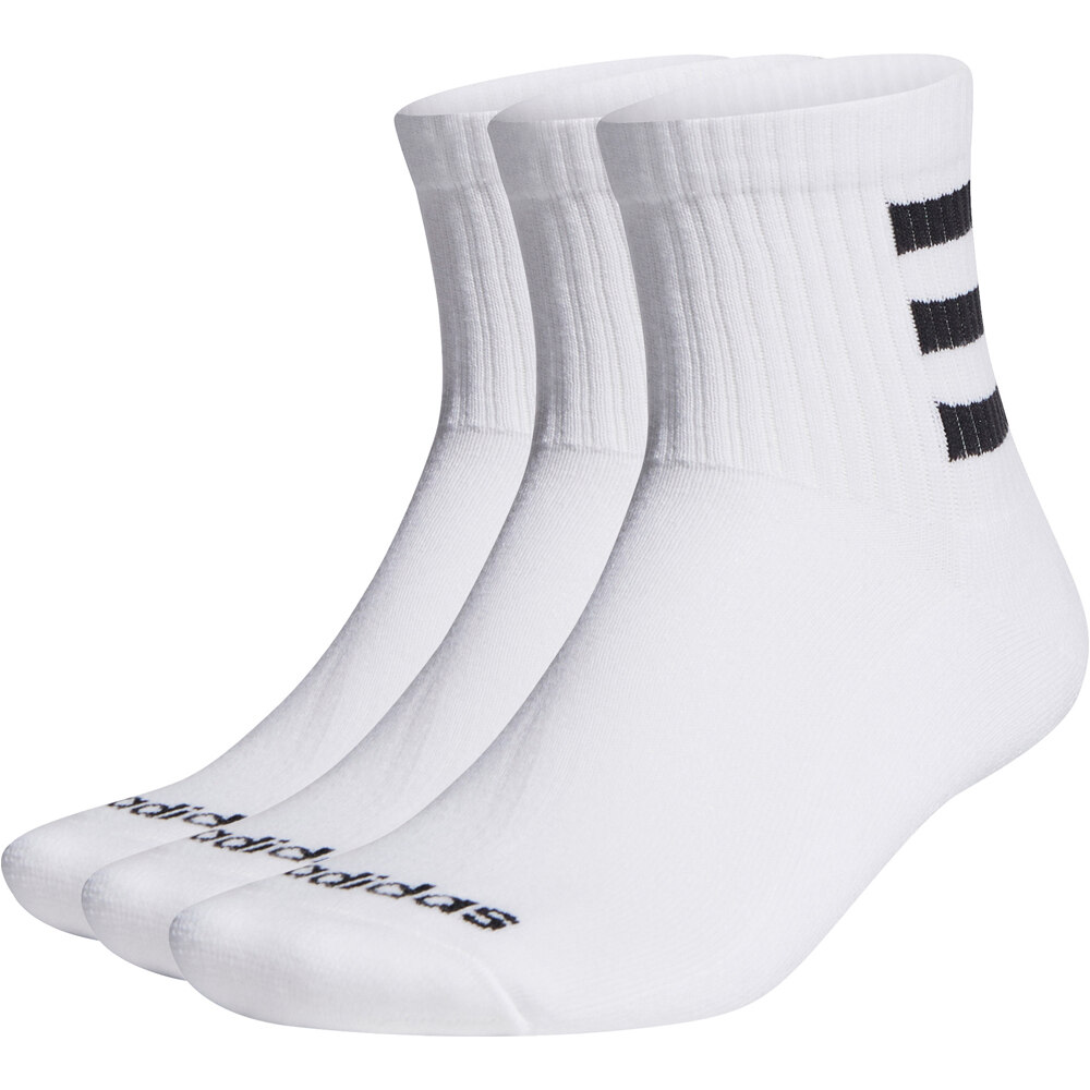 adidas calcetines deportivos Half-Cushioned 3 bandas (3 pares) vista frontal