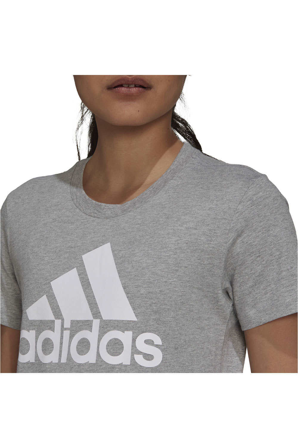 adidas camiseta manga corta mujer LOUNGEWEAR Essentials Logo 03