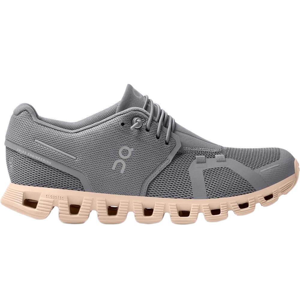 On zapatilla moda mujer Cloud 5 lateral exterior