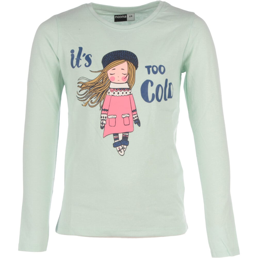 Noona camiseta manga larga niña TOO COLD vista frontal