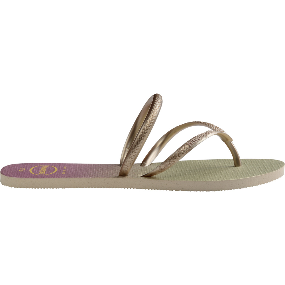 Havaianas chanclas mujer HAV. FLAT DUO IRIDESCENT vista trasera