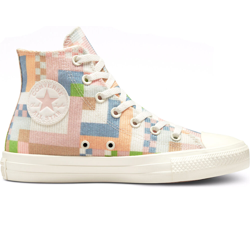 Converse zapatilla moda mujer CHUCK TAYLOR ALL STAR CRAFTED STRIPES lateral exterior