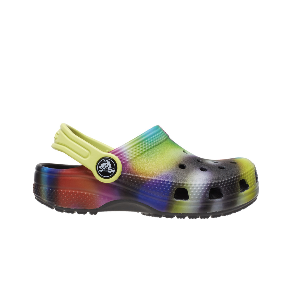 Crocs zueco niño Classic Solarized CgT lateral exterior
