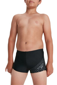 Speedo bañador natación hombre Medley Logo Aquashort vista frontal