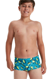 Speedo bañador natación niño Smileys 13cm Boys Club Training Allover Brief vista frontal