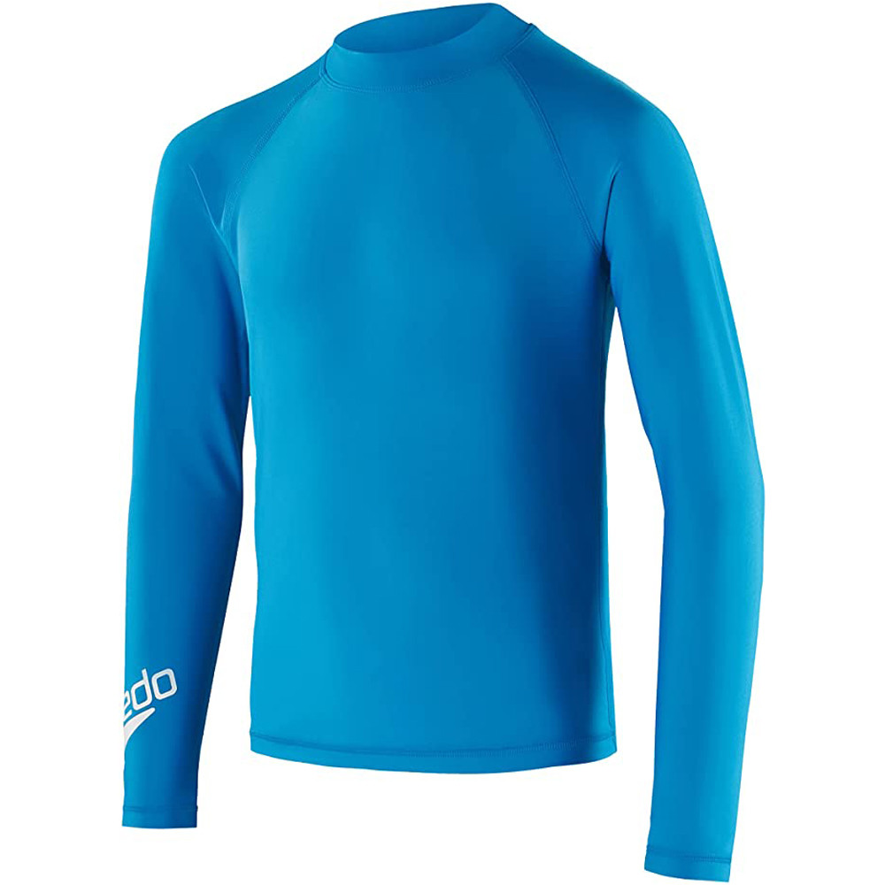 Speedo lycra surf manga larga niño Long Sleeve Unisex Rash Top vista frontal