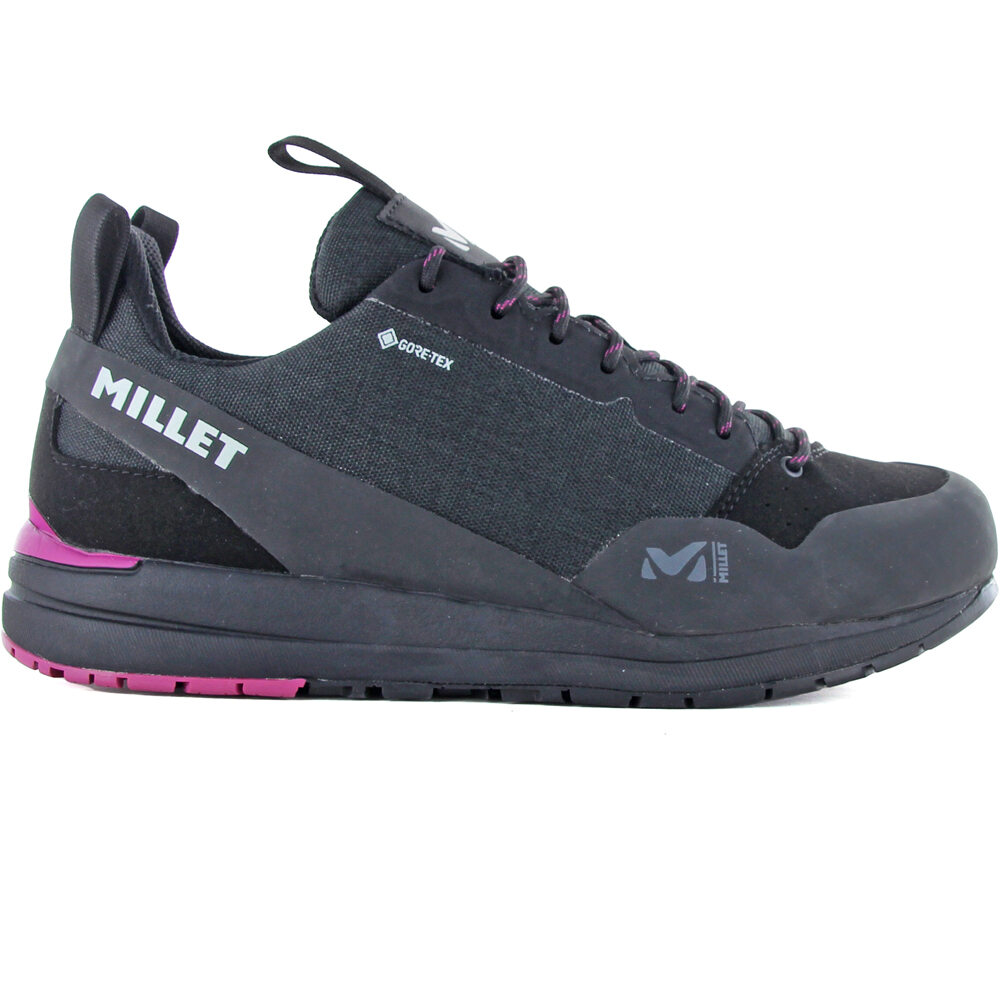 Millet zapatilla trekking mujer GRANITE CANVAS GORE TEX lateral exterior