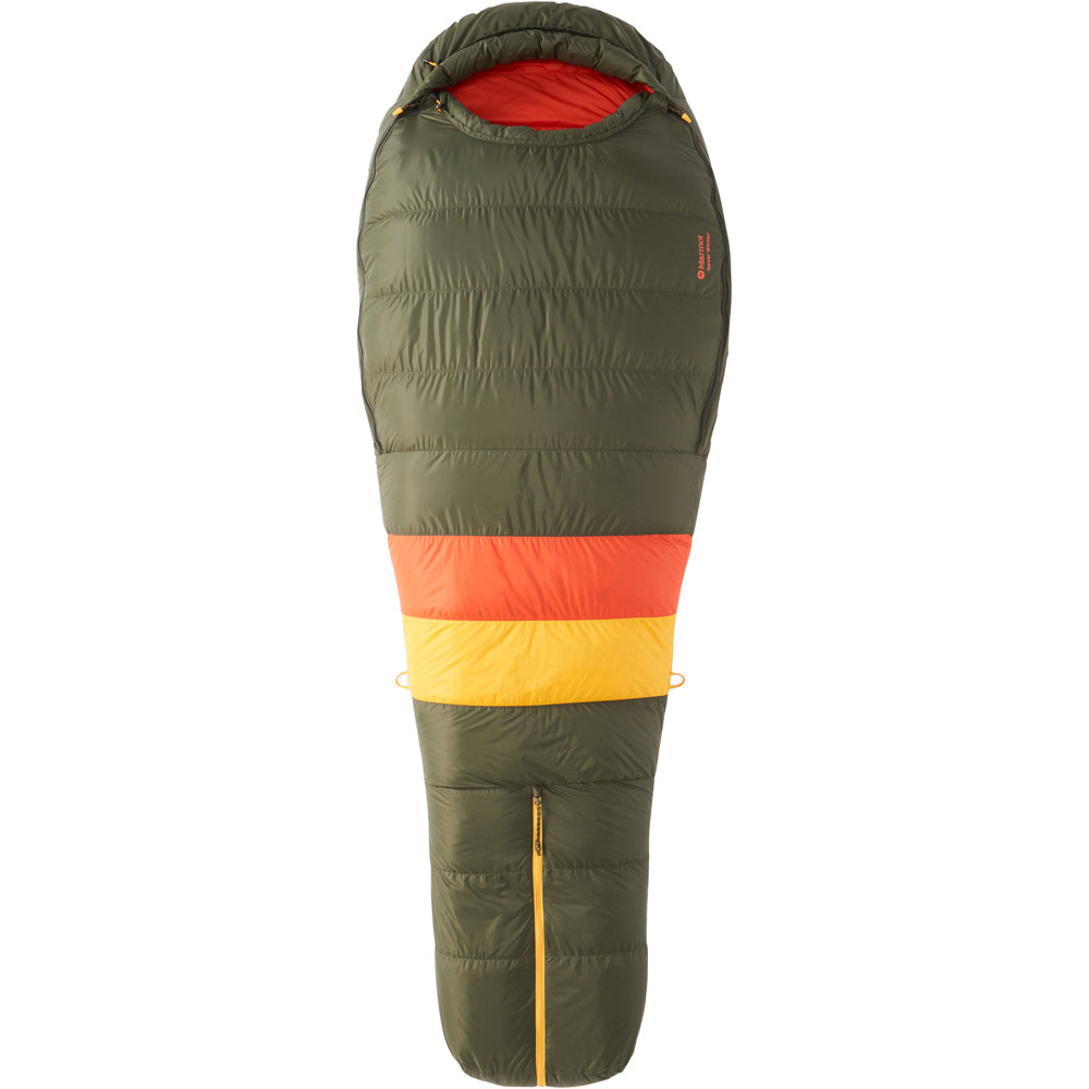 Marmot saco de dormir Never Winter S.Bag vista frontal