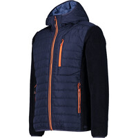 Cmp chaqueta outdoor hombre MAN JACKET HYBRID FIX HOOD vista detalle