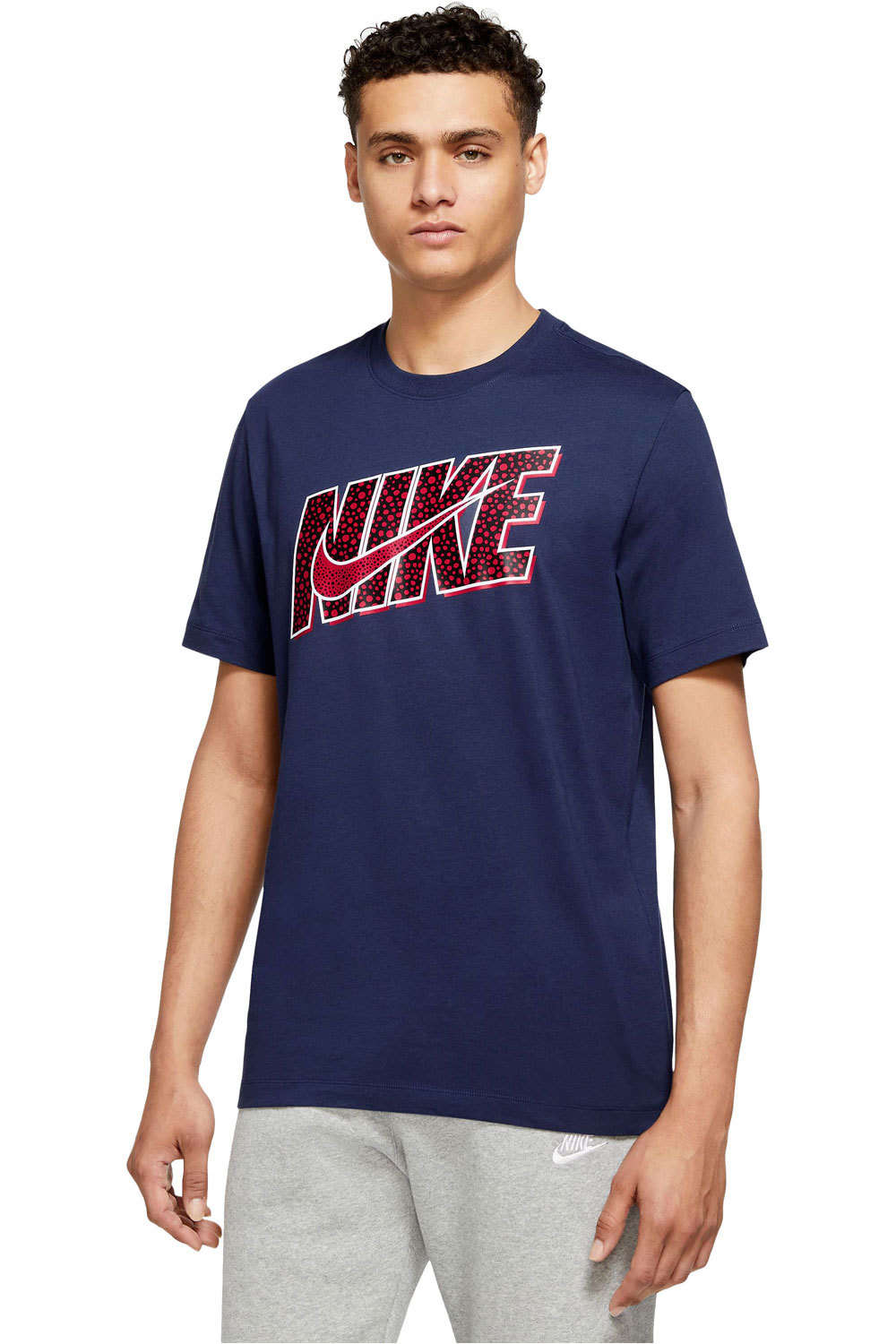 Nike camiseta manga corta hombre NSW 12 MO SWSH/NK BLK TEE vista frontal