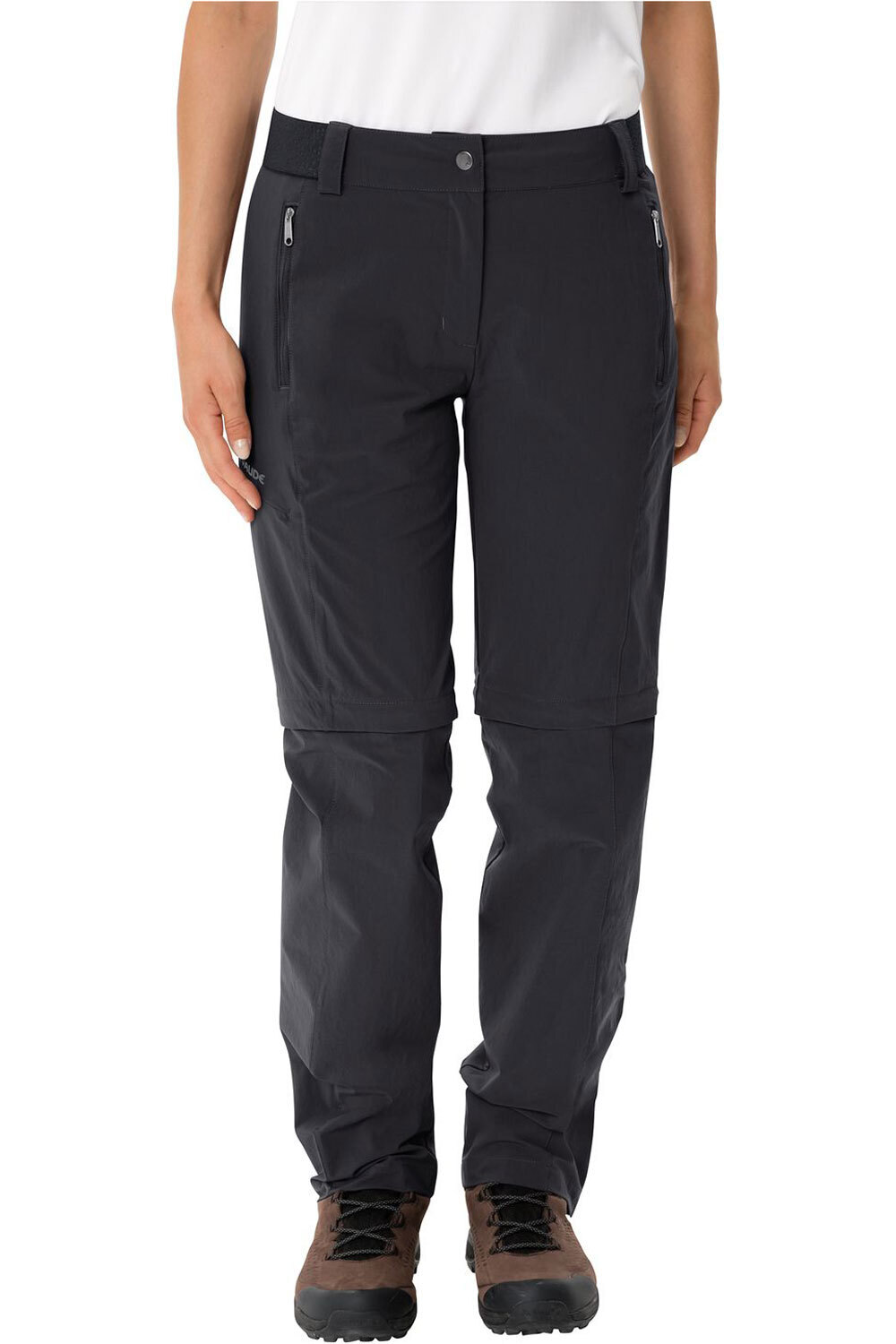 Vaude pantalón montaña mujer Women  s Farley Stretch ZO T-Zip Pants II vista frontal