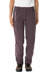 Vaude pantalón montaña mujer Women  s Farley Stretch ZO T-Zip Pants II vista frontal