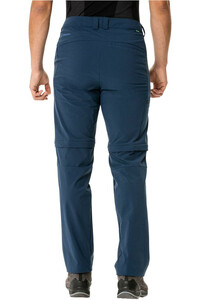 Vaude pantalón montaña hombre Men  s Farley Stretch ZO Pants II vista trasera