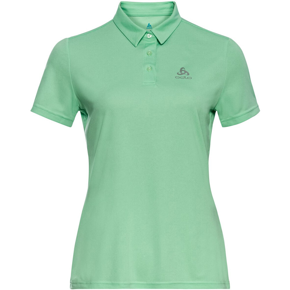 Odlo camiseta montaña manga corta mujer Polo shirt s/s CARDADA vista frontal