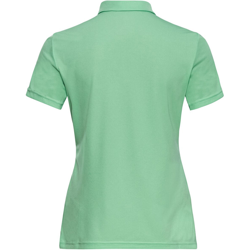 Odlo camiseta montaña manga corta mujer Polo shirt s/s CARDADA vista trasera