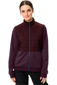 Vaude chaqueta impermeable ciclismo mujer Women's Yaras 3in1 Jacket vista frontal