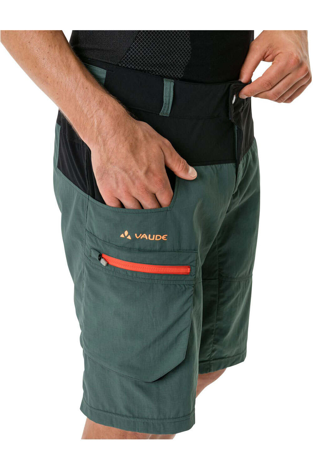 Vaude pantalón corto ciclismo hombre Men's Qimsa Shorts vista detalle