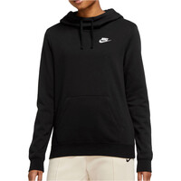 Nike sudadera mujer NSW CLUB FLC FNL HOODIE STD vista detalle