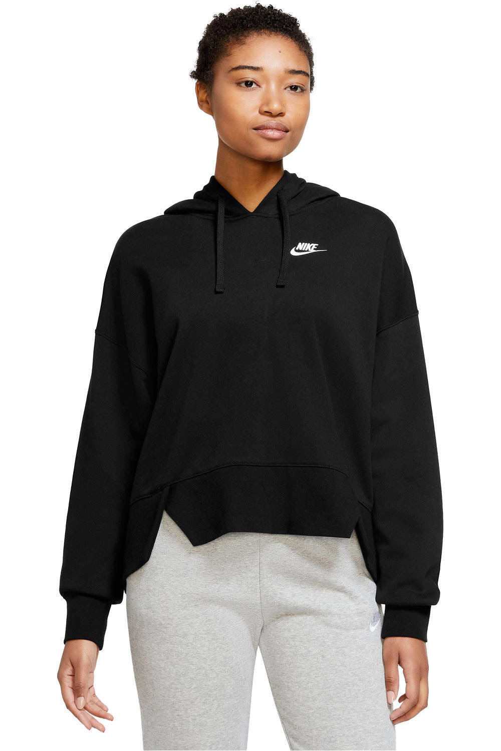 Nike Sportswear Club - Negro - Sudadera Capucha Mujer