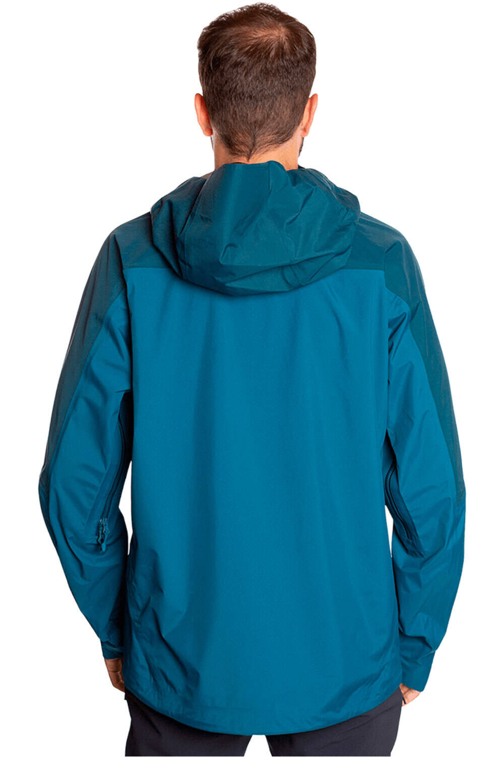 Trango chaqueta impermeable hombre LUNKHO vista trasera