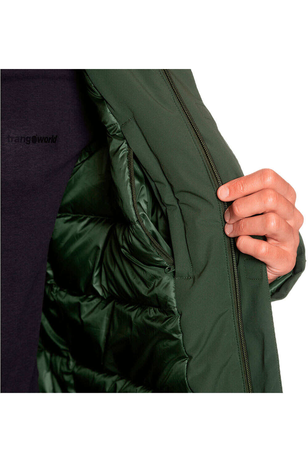 Trango chaqueta impermeable insulada hombre MURAKKA TERMIC vista detalle