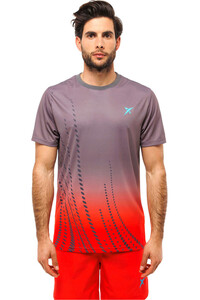 Dropshot camiseta tenis manga corta hombre CAMISETA NAOS vista frontal