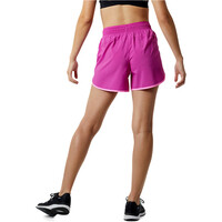 New Balance pantalón running mujer Accelerate Short 5 inch vista trasera