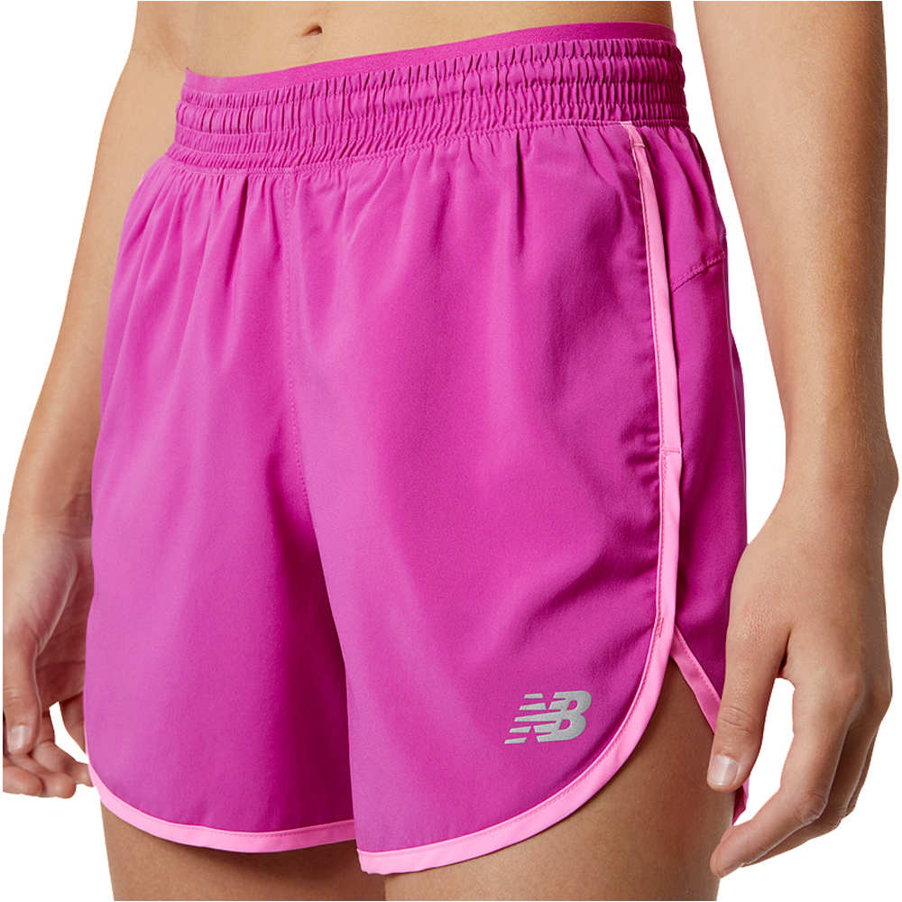 New Balance pantalón running mujer Accelerate Short 5 inch 03