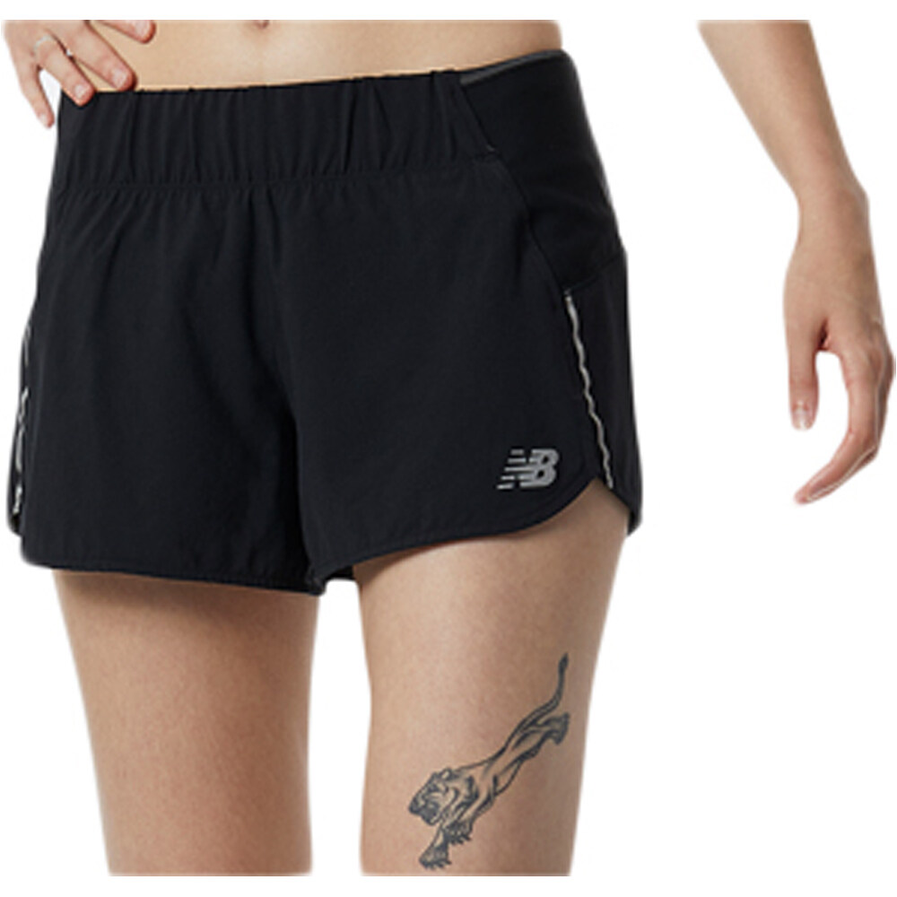 New Balance pantalón running mujer Impact Run 3in Short vista frontal