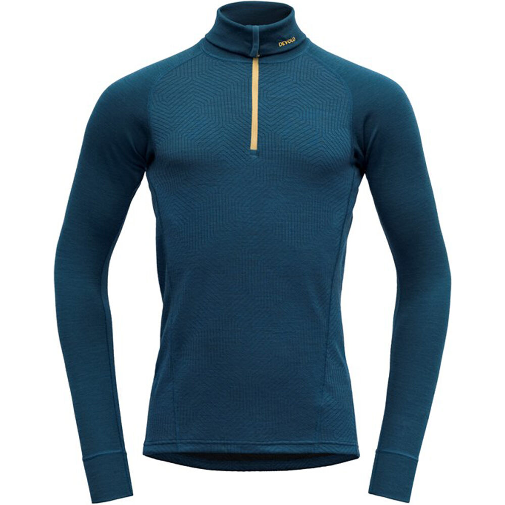 Devold camiseta térmica manga larga hombre DUO ACTIVE MERINO 210 Z.NECK vista frontal