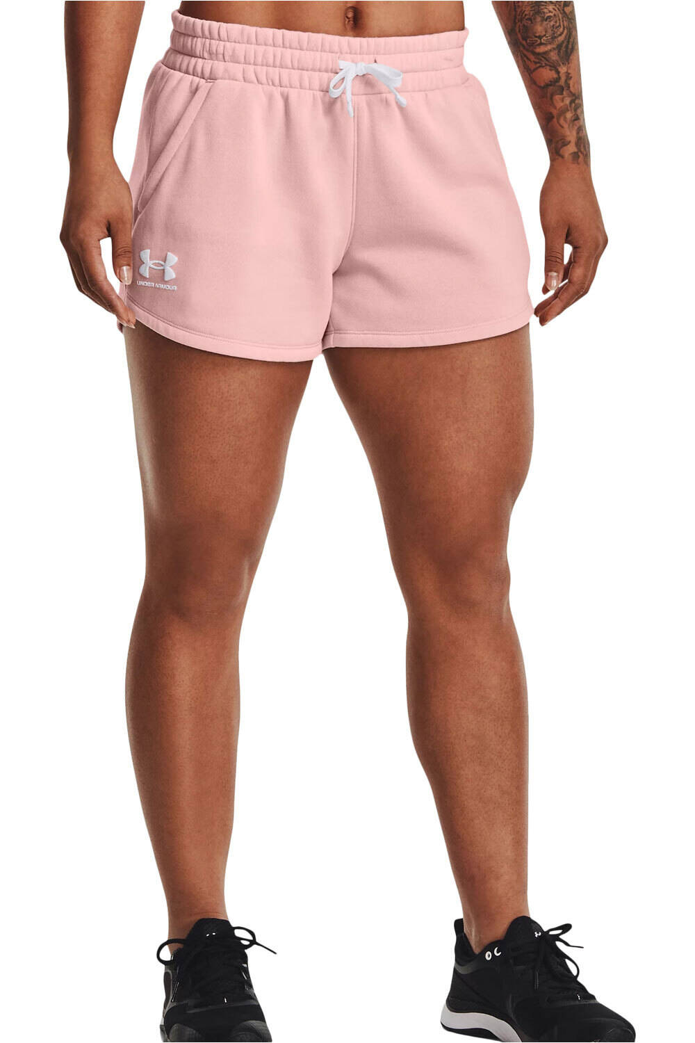 Under Armour bermuda mujer Rival Fleece Short vista frontal