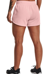 Under Armour bermuda mujer Rival Fleece Short vista trasera