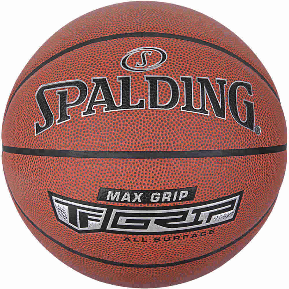 Spalding balón baloncesto Max Grip Sz7 Composite Basketball vista frontal
